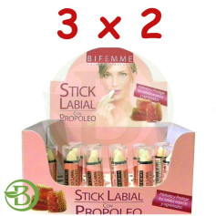 Pacote 3x2 Protetor Labial Própolis Stick 4Gr. Bifemme