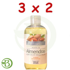 Pacote 3x2 Óleo de Amêndoas Doces 250Ml. Bifemme