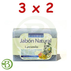 Pacote 3x2 Sabonete Lavanda 100Gr. Bifemme