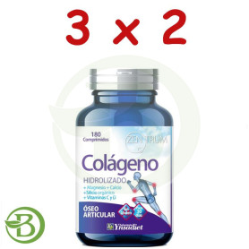 Pack 3x2 Colágeno Hidrolizado Pc Envase De 180 Comprimidos Ynsadiet