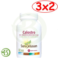 Embalagem 3x2 Colostro 60 Cápsulas Sura Vitasan