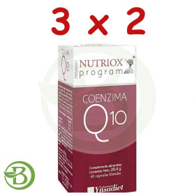 Pack 3x2 Coenzima Q10 100Mg 30 Capsulas Vegetales Ynsadiet