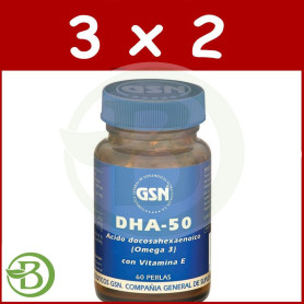 Pack 3x2 Dha 60 Perlas GSN