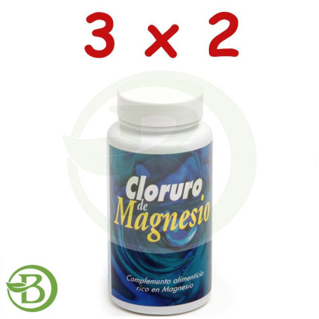 Pack 3x2 CLORURO DE MAGNESIO 100 COMPRIMIDOS PLANTIS