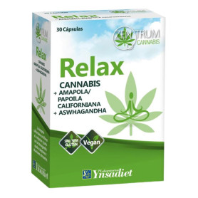 Relaxe com Cannabis 30 Cápsulas Vegetais Ynsadiet