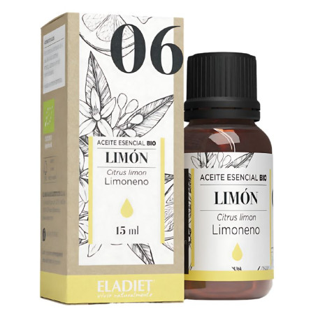 Essência de Limão Orgânico 15 Ml Eladiet