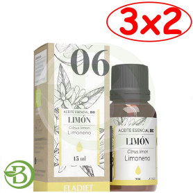 Pack 3x2 Esencia Limón Bio 15 Ml Eladiet