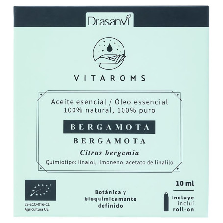 Óleo Essencial de Bergamota Bio 10Ml Vitaroms Drasanvi