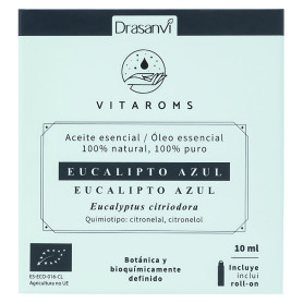 Óleo Essencial de Eucalipto Bio Azul 10Ml Vitaroms Drasanvi