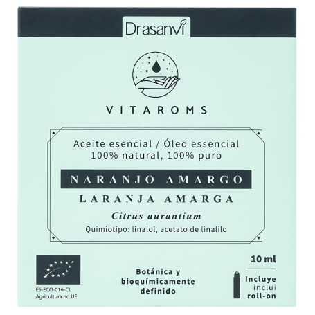 Óleo Essencial de Laranja Amarga Orgânico 10Ml Vitaroms Drasanvi