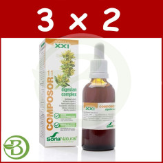 Pacote 3x2 Composor 11 Complexo Digeslan 50Ml. Soria Natural