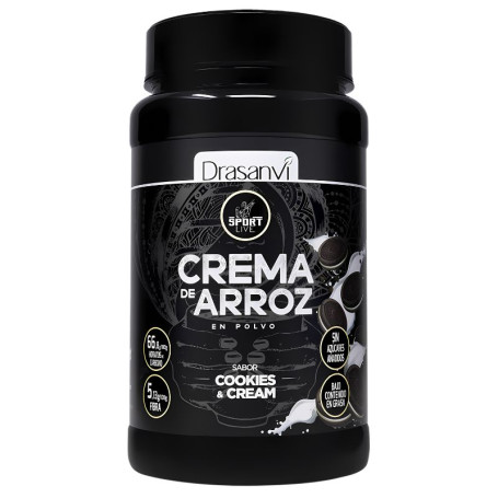 Biscoitos de Creme de Arroz e Sabor Creme 1 Kg Sport Live Drasanvi