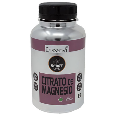 Citrato de magnésio mineral 90 comprimidos Sport Live Drasanvi