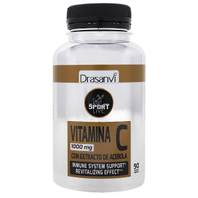 Vitamina C 1000Mg 90 Cápsulas Sport Live Drasanvi