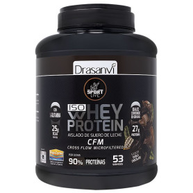 Whey Protein Isolado Duplo Chocolate 1.6Kg Sport Live Drasanvi