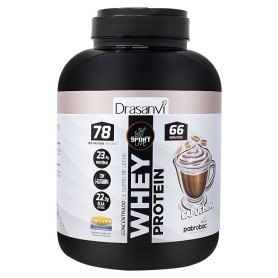 Whey Protein Concentrado Cappuccino 2Kg Sport Live Drasanvi