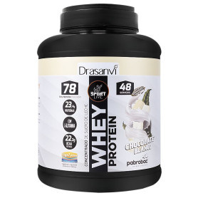 Branco Choco Whey Protein Concentrado 1450G Sport Live Drasanvi