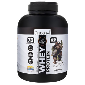 Whey Protein Concentrado Duplo Chocolate 2Kg Sport Live Drasanvi