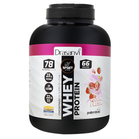 Whey Protein Concentrado Iogurte Morango 2Kg Sport Live Drasanvi