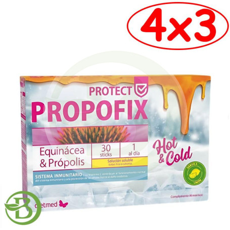 Pack 4x3 Propofix Protect Hot & Cold 30 Sticks Dietmed