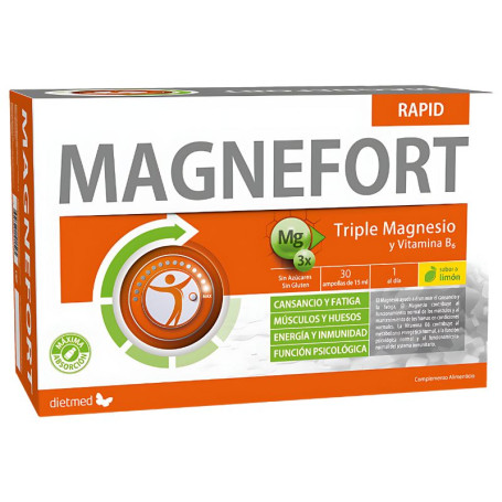 Magnefort Rapid 30 Ampolas Dietmed