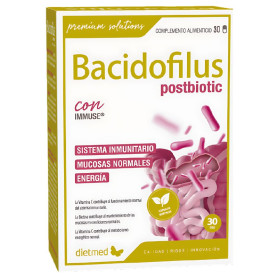 Bacidofilus Postbiótico 30 Cápsulas Dietmed