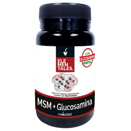 Msm + Glucosamina 40 Cápsulas Vegetais Nova Diet