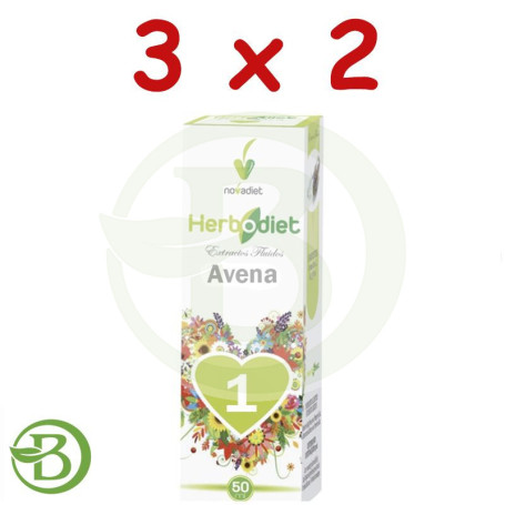 Pack 3x2 Extracto de Avena Sátiva 50Ml. Novadiet