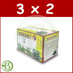 Pacote 3x2 Herbodiet Like Clockwork 20 Filtros Nova Diet