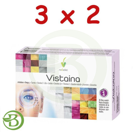 Pack 3x2 Vistaina 30 Cápsulas Novadiet