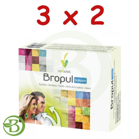 Pack 3x2 Bropul Balsam 60 Comprimidos Novadiet