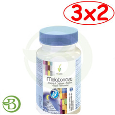 Pacote 3x2 Melatonova 60 Cápsulas Diet Nova