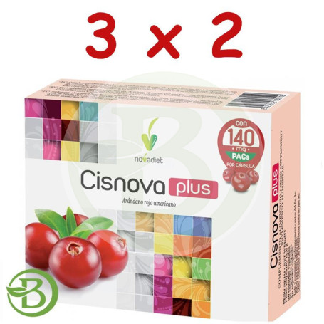 Pack 3x2 Cisnova Plus 60 Cápsulas Novadiet