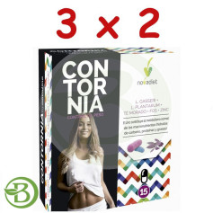 Pacote 3x2 Contornia 15 Cápsulas Novadiet