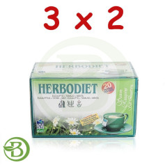 Pacote 3x2 Herbodiet Gentle Breathe 20 Filtros Diet Nova