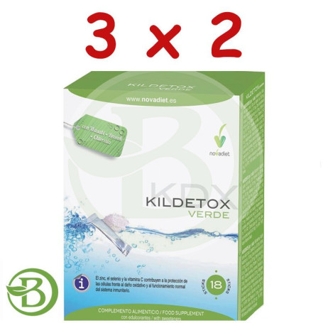 Pack 3x2 Kildetox 18 Sticks Novadiet