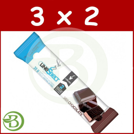 Pack 3x2 Line Sbelt Barrita de Chocolate 35Gr. Novadiet