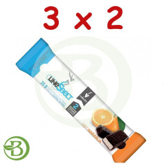 Pack 3x2 Linha Sbelt Barra Laranja 35Gr. Novadieta