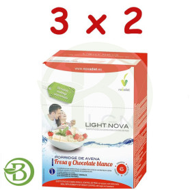 Pack 3x2 Light Nova Porridge Fresa 6 Sobres Nova Diet