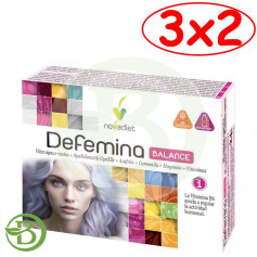 Pacote 3x2 Defemina Balance 30 Cápsulas Vegetais Nova Diet