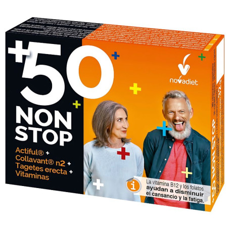 +50 Non Stop 30 Cápsulas Vegetais Nova Diet