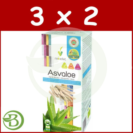 Pack 3x2 Asvaloe 1 Litro Nova Diet