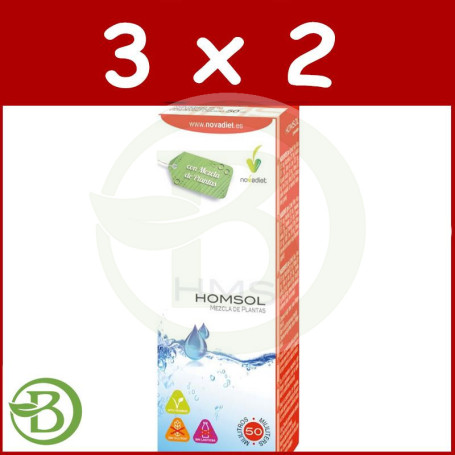 Pack 3x2 Homsol 50 Ml Nova Diet