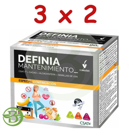 Pack 3x2 Definia Mantenimiento 30 Sticks Nova Diet