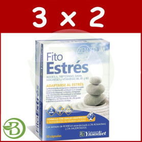 Pack 3x2 Zentrum Fito Estres 30 Cápsulas Vegetales