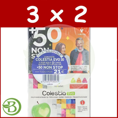 Pack 3x2 Pack Colestia Evo y +50 Non Stop Nova Diet