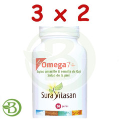 Pacote 3x2 Omega 7+ 30 Pérolas Sura Vitasan