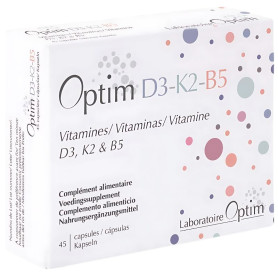 Optim D3-K2-B5 45 Cápsulas Optim Laboratories