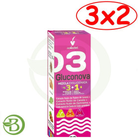 Pack 3x2 Gluconova + Aceite Esencial De Canela 50 Ml Nova Diet