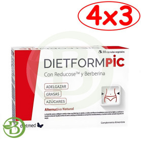 Pack 4x3 Dietformpic 30 Cápsulas Dietmed